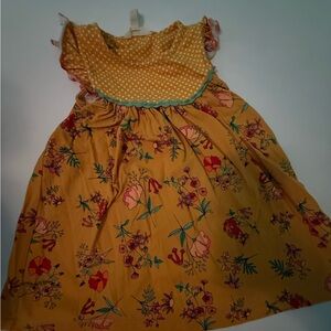 Matilda Jane Floral Yellow Girls Dress